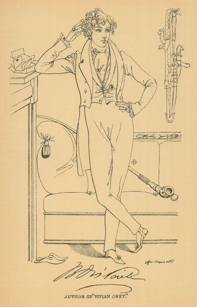 Benjamin Disraeli by Daniel Maclise